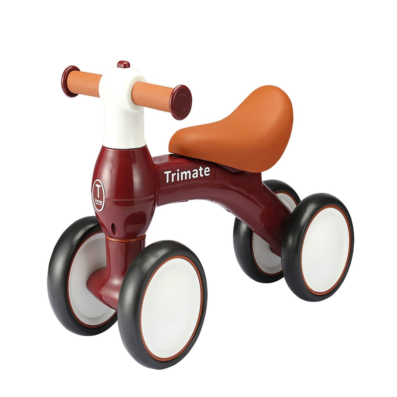 Trimate Red 4 Wheel Baby Walker Balance Bike